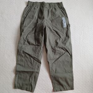 old navy ♡ pulla utility high waist cotton pants